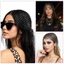 BORAGETE Mũ Kim Cương Giả, Bóng Cosplay Lưới Kim Cương Giả Đầu Khăn, Thời Trang Co Giãn Rỗng Ra Nữ Bling Mũ Nữ