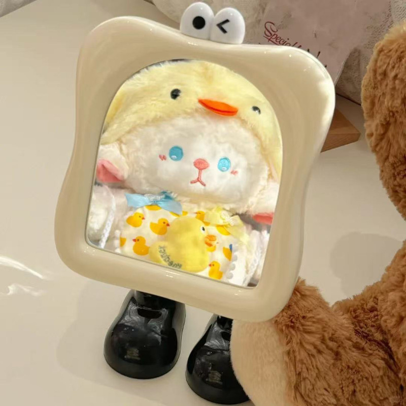 Gấu Cừu Con Lông Trắng,Kích Thước Tùy Chọn 35/45/55cm,Đội Nón Vịt Vàng,quà Tặng Sinh Nhật Cho Bạn Gái