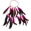 Mũ đội đầu dân tộc IAPPORTUNIA, Băng đô bộ lạc Ấn Độ sang trọng thủ công Boho, Hạt gỗ cổ điển Lông tua rua Phụ kiện tóc Băng đô Bohemian Lễ hội Gypsy