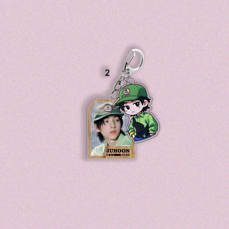 Kpop Korean Boy Band Keychains Idol Keychains for Bags Party Favors Gifts K Pop Keyrings on The Phone Kpop Stuff