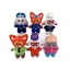 PS1 Ngẫu Nhiên 1 PC Zootopia 2 Nick Wilde Judy Hopps Full Series Chậm Đồ Chơi Squishy Hợp Thời Trang Vui Nhộn Hộp Mù SP1