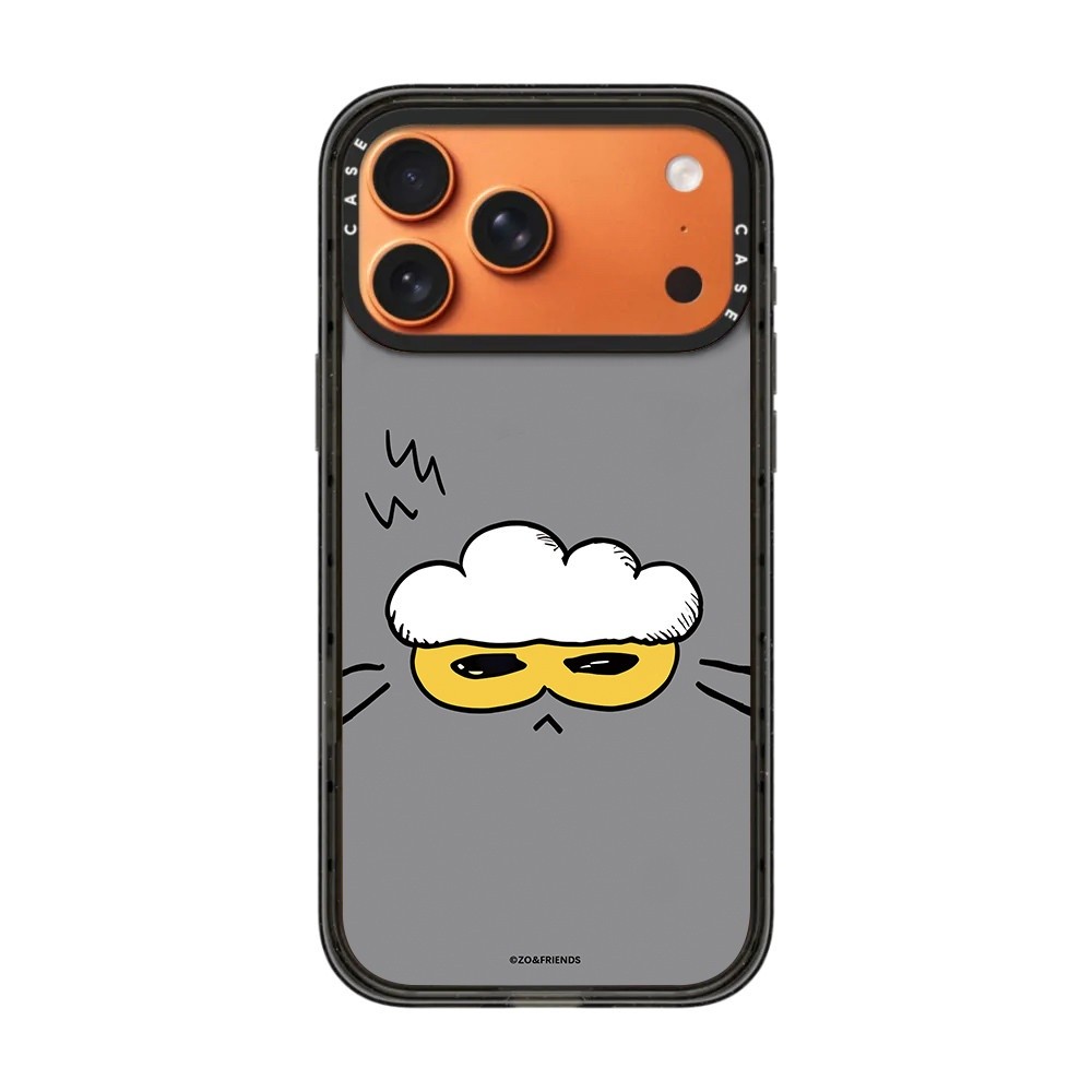 Ốp Điện Thoại Acrylic Chữ Mèo Xám Cho iPhone 1 7Pro Max 17 Air 16 Plus 15 14 13 12 Vỏ Bảo Vệ Chống Sốc