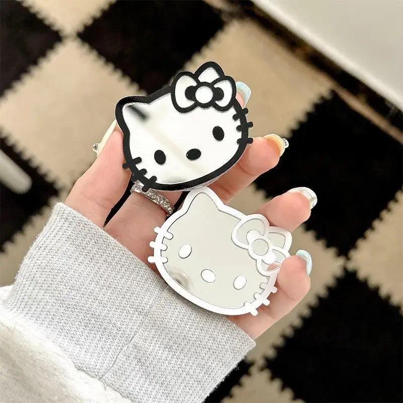 new cute Hello Kitty Phone Airbag Holder Mirror Colored Retractable Phone Stander Stretchable Desktop Sticker Gifts