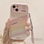 Dễ Thương Đơn Giản Cầu Vồng Nụ Cười Cặp Đôi Ốp Lưng Điện Thoại iPhone 17 16 15 14 13 12 11 Pro Max X Xr XsMax 7 8 Plus SE2020