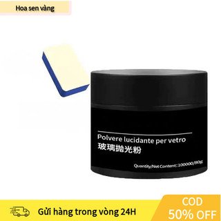 【24H】Bột làm sạch cho kính xe hơi, không chỉ tẩy dầu mạnh mà còn đánh bóng phục hồi độ trong suốt và sáng bóng cho kính