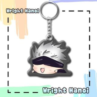 Móc khóa Gojo Satoru Jujutsu Cute Đáng Yêu Trang Trí Góc Bàn Học, quà tặng người thân, bạn bè