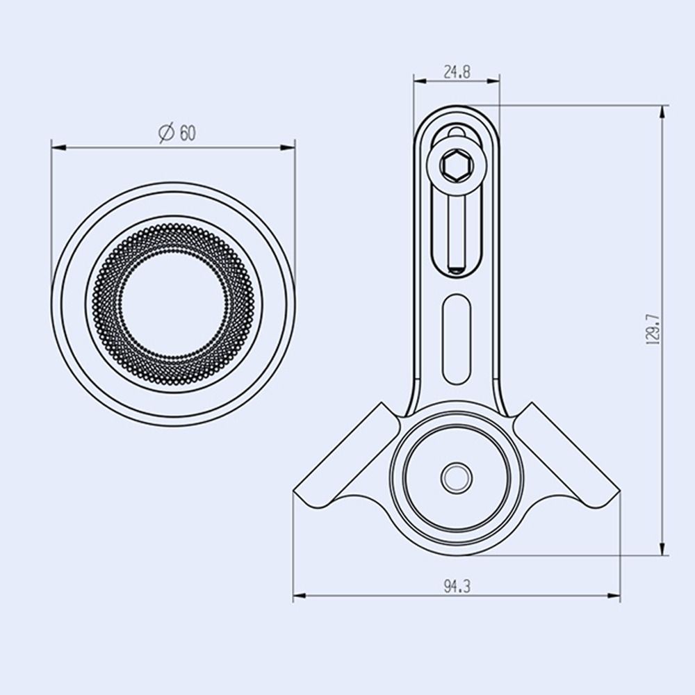 Giá đỡ màn hình ô tô MONOSTYLE, chống rung 360° từ tính, kẹp an toàn, góc điều chỉnh, màn hình trung tâm/bảng điều khiển