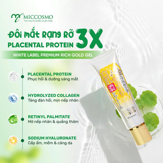Kem chăm sóc chuyên sâu vùng mắt Miccosmo White Label Premium Placenta Eye Gel 30g