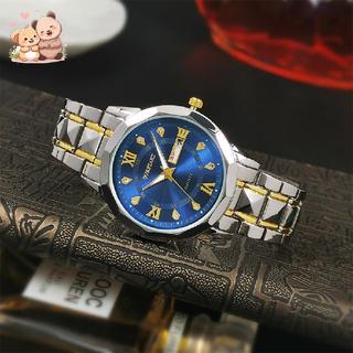 Đồng hồ thạch anh nam Dây thép phát sáng bằng kính thạch anh
