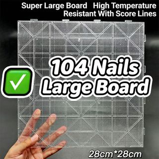 WEAVELYF Cầu Chì Hạt Pegboards, 52 * 52 Chân / 104x104 Chân Vuông Perler Hama Hạt, Thủ Công Handmade Trang Trí Chịu Nhiệt DIY Làm Xếp Hình Bảng Đậu 2.6mm Đồ Chơi Trẻ Em