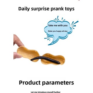 Tricky Spoof Đồ Chơi Đáng Sợ Đậu Phộng Ngộ nghĩnh Thông Hơi Côn Trùng Nhện Gián Prank Sinh Nhật