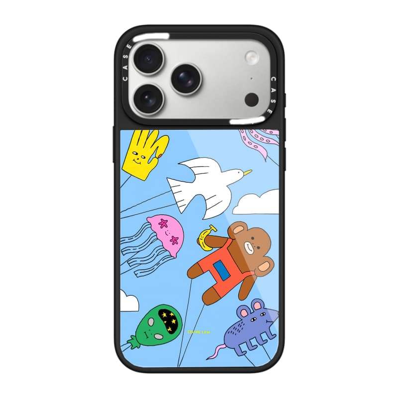 CASECASE X Animal Diều Ốp Lưng Kính Hút Từ Tính Chống Trầy Xước Cho IPhone 17 Air 16 15 14 Pro Max Plus Ốp Lưng Cứng Có Hộp Khắc Logo