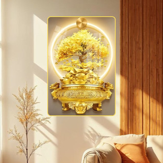 Tranh Laminate Tráng Gương Chiêu Tài Tiến Bảo - Trang Trí Phòng Khách, Phòng Ngủ Sang Trọng