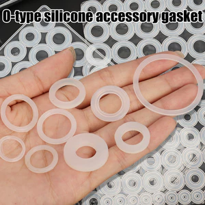 Gioăng Niêm Phong Silicon Cao Cấp -40°C~200°C Cho Máy Đo Nước Ống Vòi, Bộ Dụng Cụ Sửa Chữa Chống Rò Rỉ Máy Giặt Vòng Tròn, Chất Liệu Thân Thiện Với Môi Trường Không Độc Hại