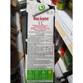 Sữa Tươi Nguyên Kem Laciate 3.5% Béo Xuất xứ Ba Lan Hộp 1L, Thơm Ngon Béo Ngậy Pha Chế Tiện Lợi