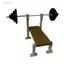 Jfory 1: 12Cale Trang Trí Cảnh Phụ Kiện Thực Tế Giá Barbell Băng Ghế Báo Chí Mô Hình Thu Nhỏ Nhà Búp Bê Trang Trí Cho Micro Cảnh