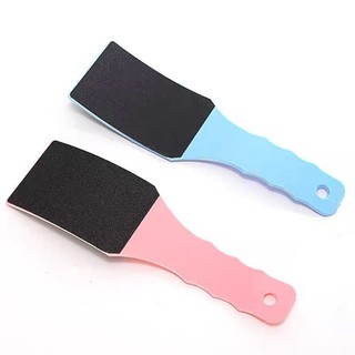 Giấy nhám hai mặt Bàn chân Tập tin tẩy tế bào chết Da chết Bàn chà chân vết chai Chăm sóc bàn chân Tay cầm cong Bàn chân Chà chân