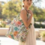 Túi Tote Quilted OLVIDO, Túi Tote Đeo Vai Dung Tích Lớn In Hoa, Túi Đeo Vai Mềm Họa Tiết Lợn