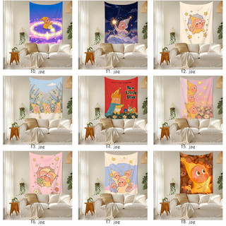 Tấm thảm Polyester in một mặt Twinkle Twinkle, Trang trí nội thất, Phụ kiện, Quà tặng cho bạn bè (bao gồm móc).