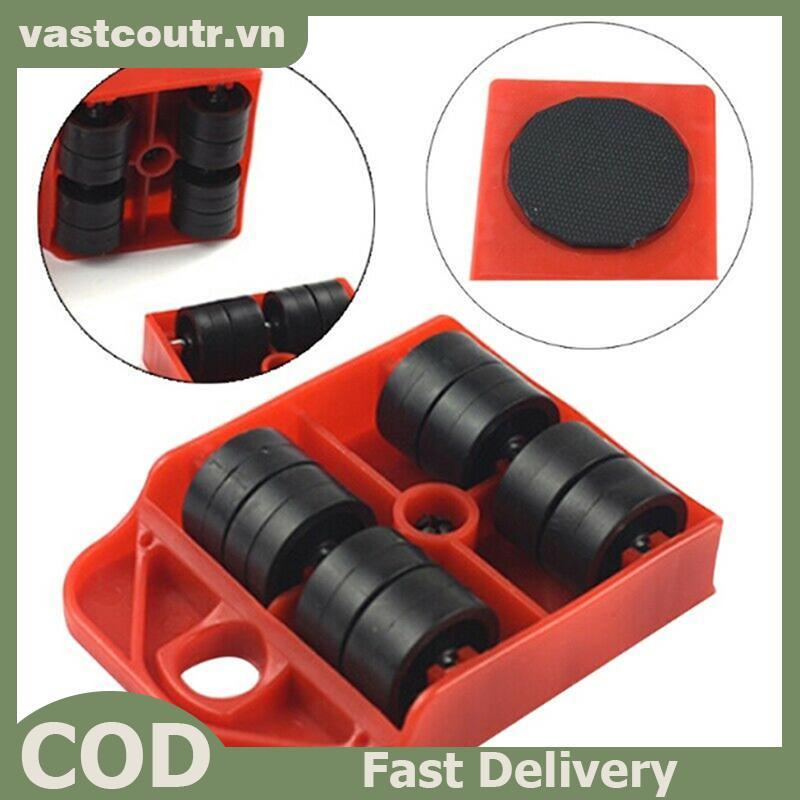 CUỘN 1 Di Chuyển Đồ Nội Thất Dụng Cụ Vận Chuyển Sang Số Di Chuyển Bánh Xe Trượt Tẩy Con Lăn Nặng VN