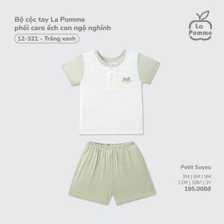 La Pomme SS26.T2.3 Bộ cộc tay cho bé 0m-3Y