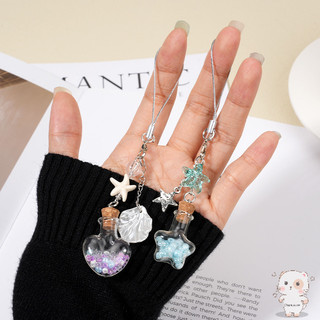 【Chamvn】Dây đeo điện thoại hình chai ước nguyện ngôi sao duyên dáng đa năng đơn giản dễ thương máy ảnh