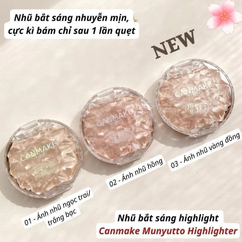 Kem Bắt Sáng Canmake｜Ánh Sáng Trong Veo, Nhẹ Mặt