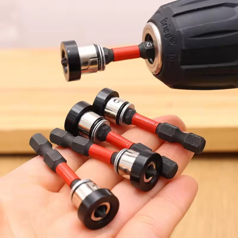 Đầu lô định vị vách thạch cao cho máy khoan không dây điện, Mũi tuốc nơ vít từ tính Thép Chrome Vanadi, Tua vít thủ công, Dụng cụ thạch cao bảng thạch cao