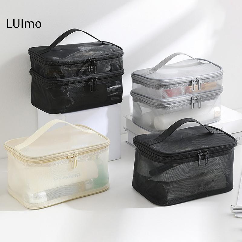 LUImo Dung Tích Lớn Túi Đựng Mỹ Phẩm Du Lịch Tiện Lợi Túi Vệ Sinh Du Lịch Ngoài Trời Túi Bảo Quản Chống Thấm Nước Nữ Trang Điểm Mới SBS