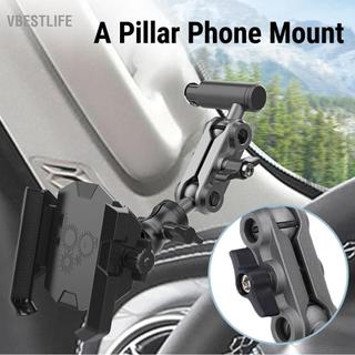 VBESTLIFE ZIZEV Giá đỡ điện thoại trụ cột Giá đỡ ô tô xoay 360 độ cho tất cả điện thoại thông minh có bình kim loại cường độ cao 300 500 Pajero Prado (A Mount)