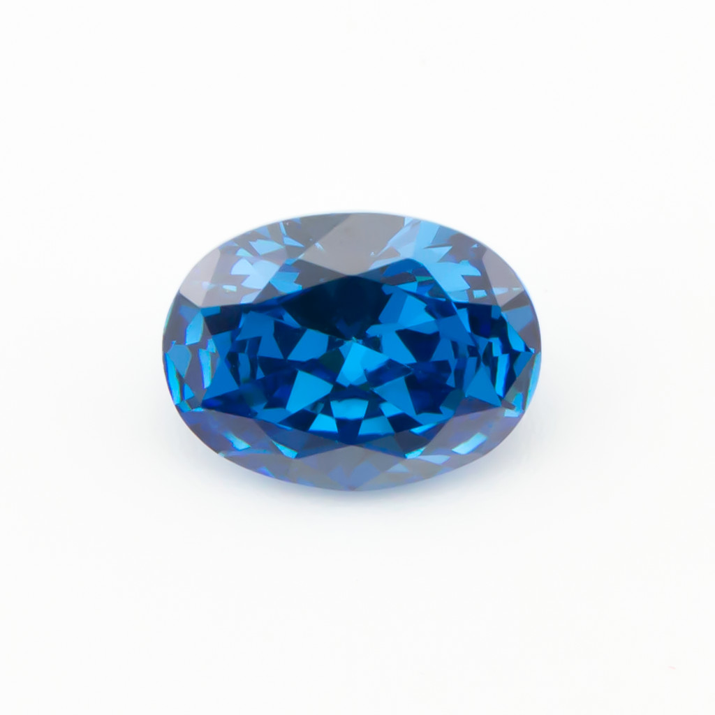 Đá Cutting Hình Bầu Dục 5A, Cubic Zirconia 3x5mm~10x12mm - Bộ 15/30 Chiếc cho DIY Trang Sức