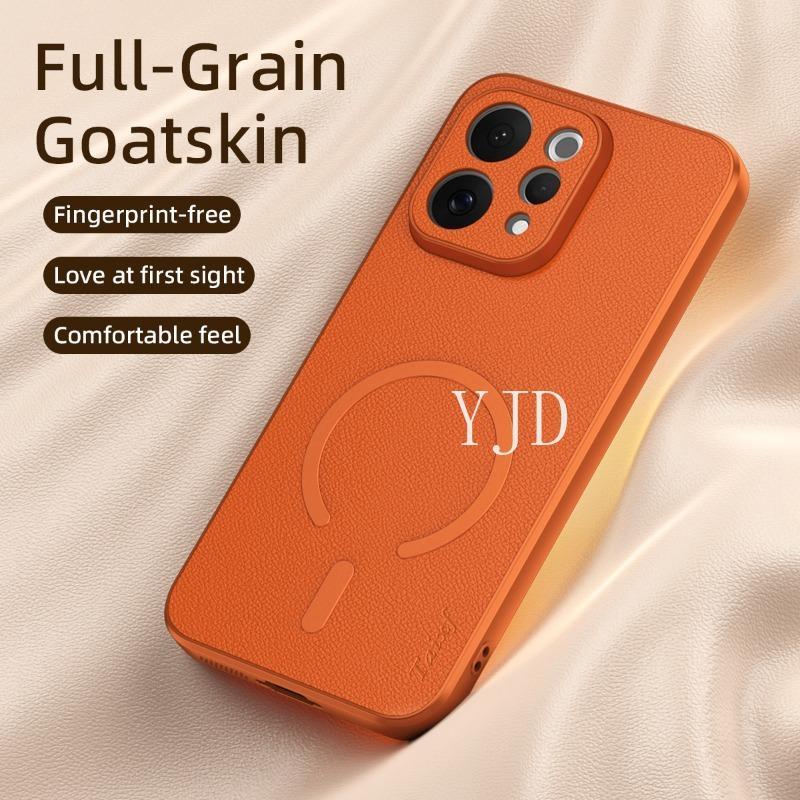 Ốp Lưng Cho Vivo V70 Elite Da Dê Cao Cấp TPU Khung Mềm Chống Rơi Vỏ Điện Thoại