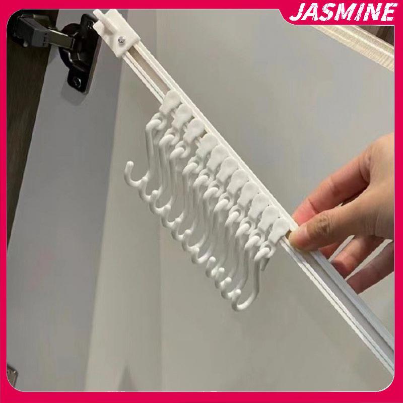 JASMINE Nhựa Tra Row Chống Đấm Treo Tường Có Thể Tháo Rời Tủ Tự Dính