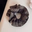 SHUPUN Đuôi Ngựa Tóc Scrunchies, Dây Cao Su Họa Tiết Chấm Bi Dây Buộc Tóc Co Giãn, Thanh Lịch Kích Thước Lớn 16cm / 6.3in Vintage Phụ Kiện Tóc Bé Gái