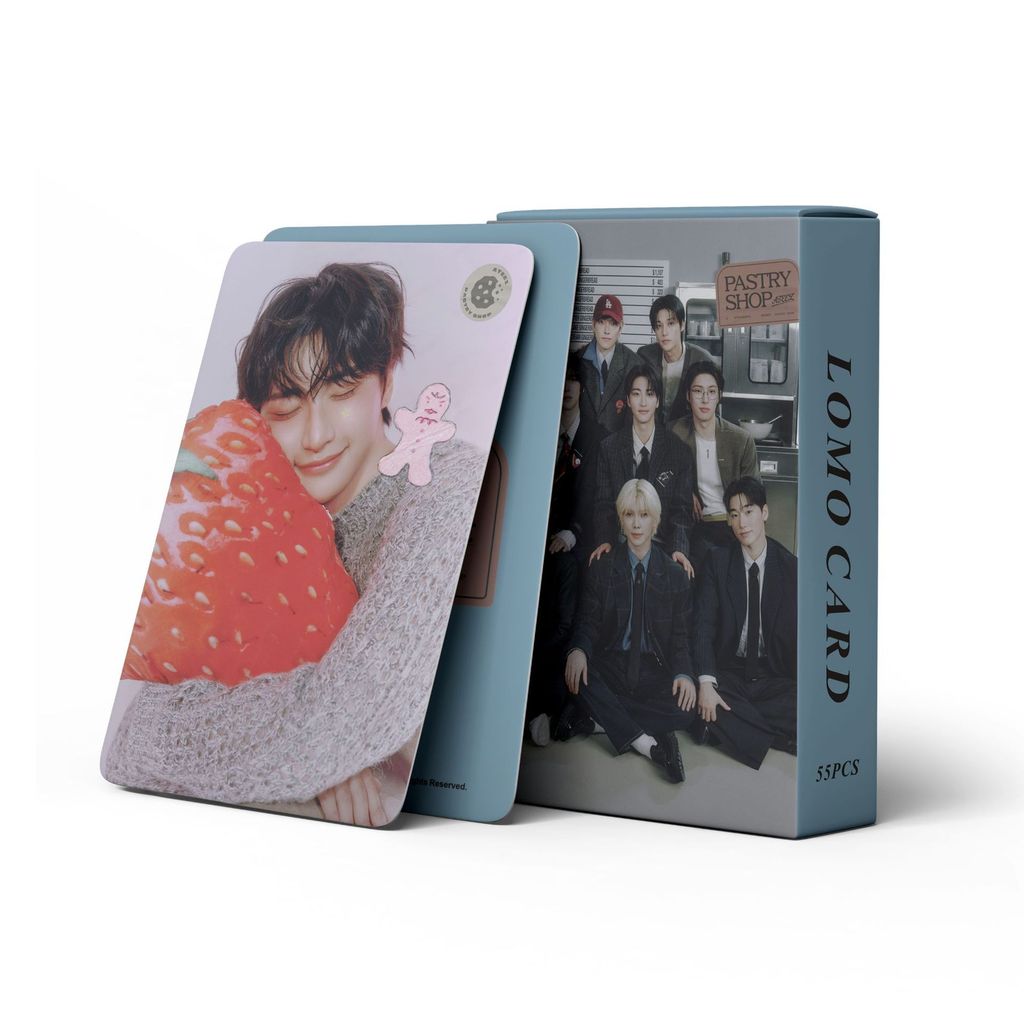 LINXX 55 CÁI ATEEZ Lomo Cards 2026 Season S Lời chào K Pop Photocard Set Hàn Quốc Thần tượng cậu bé Nhóm sưu tập Quạt Merch Quà tặng ngày lễ Thẻ ảnh kỷ vật