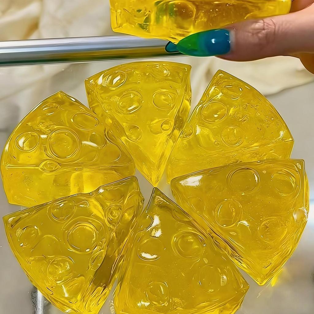Squishy Mật Ong Phô Mai Vuông Fidgets Đồ Chơi Siêu Mềm Mochi Phô Mai Bóp Đồ Chơi Chống Căng Thẳng Cảm Giác Đồ Chơi saixit2vn