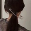 OUSXA An Toàn Pin Vuốt Tóc, Trâm Cài Kích Thước Lớn Kim Loại Tóc Barrettes, Bộ Đồ Cố Định Thời Trang Tối Giản Hình Học Bạc Phụ Kiện Tóc Để Mặc Hàng Ngày