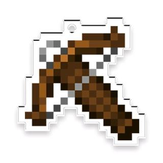 gantungan kunci weapon akrilik mace, mace enchanted, bow, crossbow, Trident print uv dua sisi bolak balik sandwich