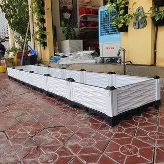 Chậu ghép thông minh HDPE/PP 300x50x23 Cm: Thẩm mỹ, kết cấu chắc, dễ lắp đặt, phù hợp mọi cây trồng.