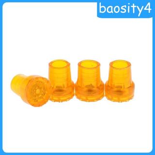4 Gói 19mm Đầu thay thế mía cao cấp Đầu gậy đi bộ Đáy chống trượt