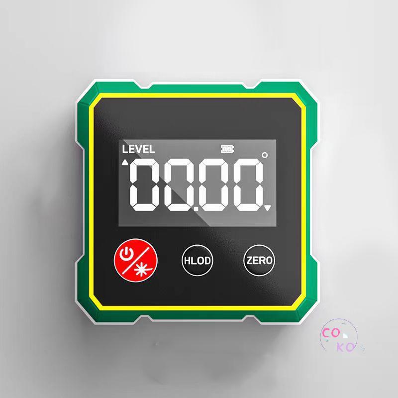 [son môi] 360° Công cụ tìm góc kỹ thuật số từ tính với thước đo Laser điện tử Type-C Sạc LCD Công cụ đo lường điện tử Đẹp