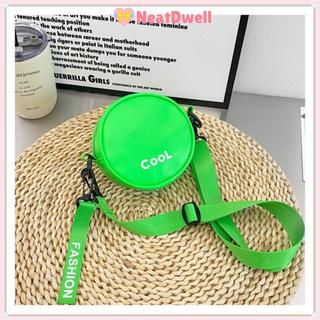 [Giao hàng từ Việt Nam] Túi đeo chéo trẻ em NETDWELL, Túi đeo vai trẻ em bền bằng da PU, Đồng xu trẻ em Mini tròn