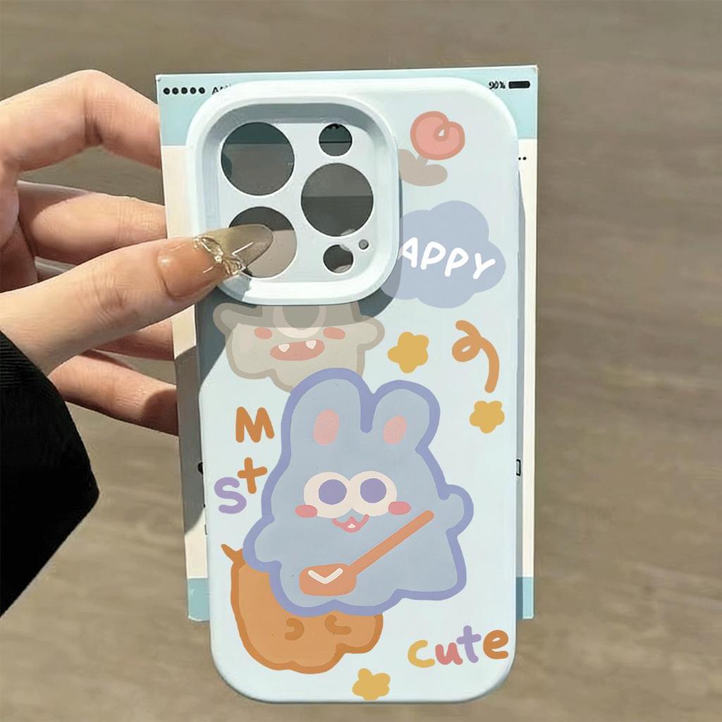 Happy Manh Hữu cho 16 trường hợp iPhone 17Air Fine Hole Silicone Case 14 13 11Pro