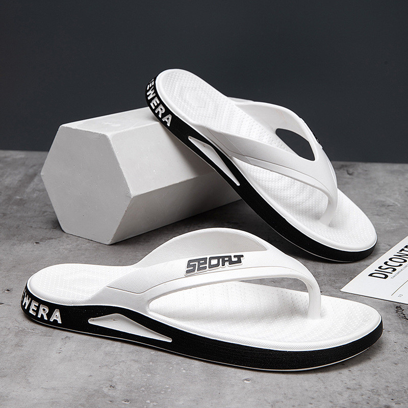 Mới Đơn Giản Flip-Flops Nam Ngoài Trời Chống Trơn Trượt Thông Thường Flip-Flops Nam Đi Biển Thời Trang Dép Bán Buôn