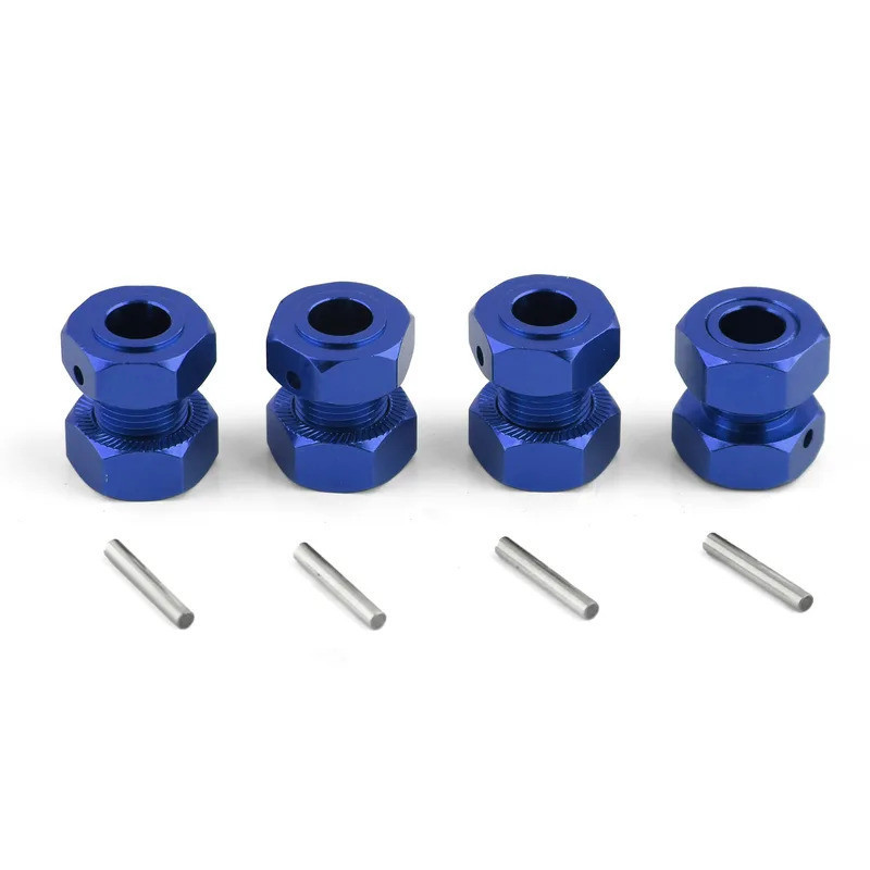 Bộ chuyển đổi trung tâm lục giác bánh xe mở rộng 17mm bằng kim loại cho Arrma 6S KRATON Typhon Outcast 1 / 7 Vi phạm không giới hạn Mojave Felony Nâng cấp