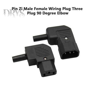 (TFT) AC Power Soet 90 Độ Khuỷu Tay Bên 10A Pin Loại Cắm Soet Nam Nữ Mông Khớp Không Hàn Ba Lỗ Mông Khớp MỚI