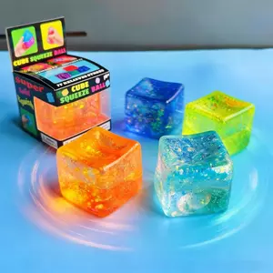 Mới Schylling Needoh Long Lanh Nice Cube Cảm Giác Fidget Giảm Căng Thẳng Squishy Cube Chống Lo Âu Bóp Đồ Chơi saixit2vn