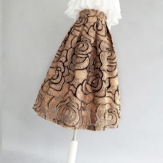 Váy nữ midi, cạp cao, dáng ôm, mùa xuân/hè, tôn dáng, sang trọng, quý phái, đi chơi, đi tiệc, đi làm đều đẹp
