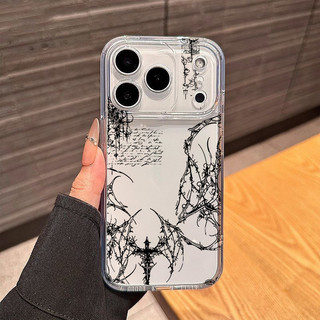 Cool Dark Gothic Cross Mark Casing Cho Huawei Honor X7D X9D X6C X8C X7B X8B X9B X7A 90 Lite X9A 5G Y9 Prime 2019 Ốp Điện Thoại Mềm Trong Suốt Thời Trang Thiết Kế Mới Trong Suốt