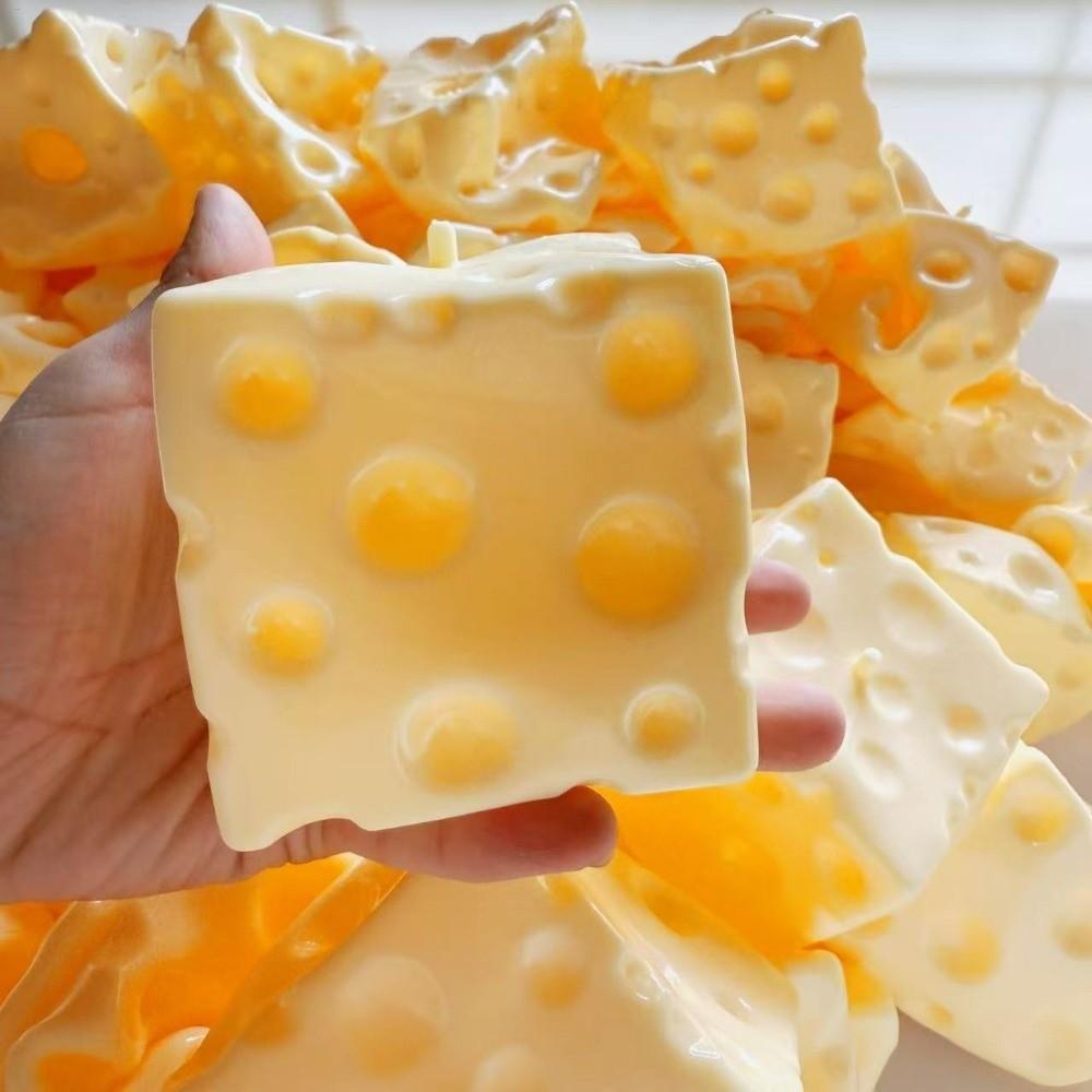 Khối phô mai Jumbo có thể định hình Bóng căng thẳng Chống căng thẳng Phô mai Bóp Fidget Đồ chơi ASMR Đồ chơi cảm giác